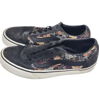 Photo of Vans Off the Wall Old Skool Womens 7 Floral Skate Shoes Y2K Sneakers Low Top