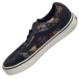 Photo of Vans Off the Wall Old Skool Womens 7 Floral Skate Shoes Y2K Sneakers Low Top