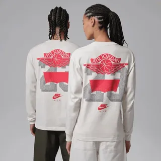 Photo of Levi’s x Air Jordan Men’s Long Sleeve Tee Pale Ivory University Red S‑XXL NWT