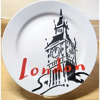 Photo of 8" London Pacific Island Creations Travel Cities Plate Salad or Dessert See Pic