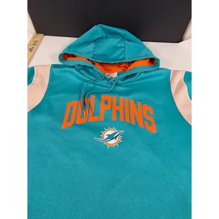 Photo of Nike Miami Dolphins NFL Therma-FIT On Field Hoodie Men’s XXL Aqua Orange