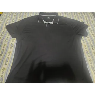 Photo of Claiborne Polo Shirt Mens 4XL Black Easy Care Quick Dri