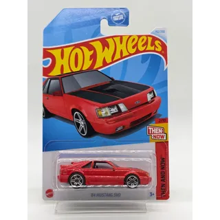 Photo of 2024 Hot Wheels ’84 Mustang SVO Then and Now Red 2/10