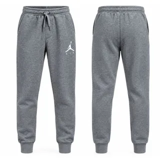 Photo of Jordan boys Large 12-13Y Gray Fleece Jogger Sweatpants Jumpman