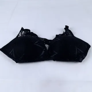 Photo of kathy ireland INTIMATES Black Lace Push Up Underwire Bra 38C