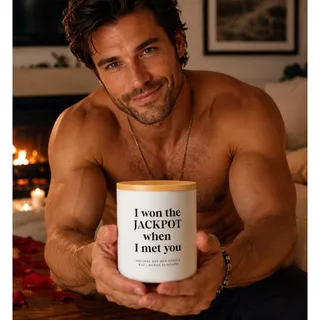 Photo of Lucky in Love Lavender Soy Candle 9oz 50 Hour Burn NIB Gift