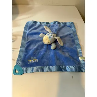 Photo of Disney Baby Eeyore 14.5" Lovey Blanket Blue Teether Hello Little Friend 79260