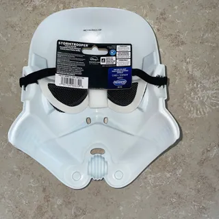 Photo of CHILD STAR WARS STORMTROOPER 1/2 MASK HALLOWEEN COSTUME NEW 