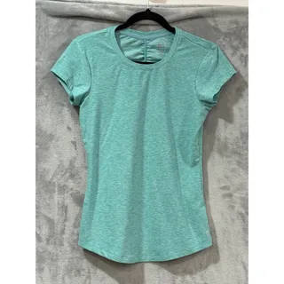Photo of Title Nine Grace Tee Teal Green Ruched Back Athletic Tee Short Sleeve Women's XS
