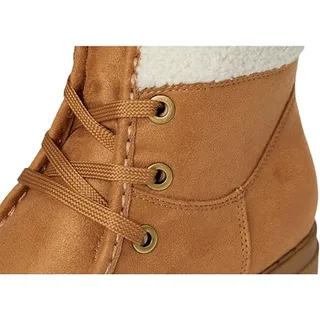 Photo of LifeStride Devon Winter Boots, Fur Lined, Honey Tan, Size 11
