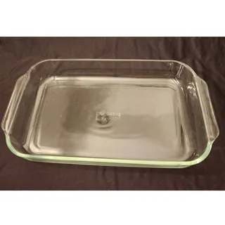 Photo of Vintage Pyrex 234 Clear Glass Lasagna Baking Dish 15x10x2 Oblong Casserole 4 Qt