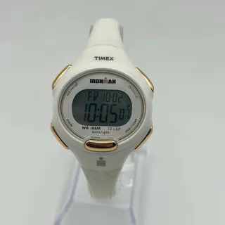 Photo of Timex Ironman Essential White 34mm Women’s Digital Watch Working New Battery