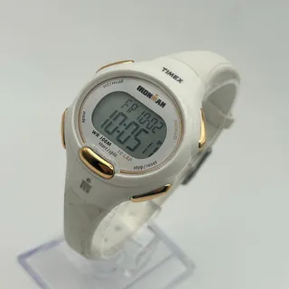 Photo of Timex Ironman Essential White 34mm Women’s Digital Watch Working New Battery