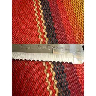 Photo of Vintage Emperor Steel Savory Grapefruit Knife Twin Blade Wood Handle