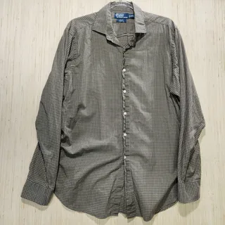 Photo of Polo Ralph Lauren Estate Classic Fit XL Men's Long Sleeve Plaid Button Up Shirt