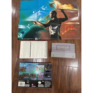 Photo of Michael Jordan: Chaos in the Windy City SNES box Poster NOS