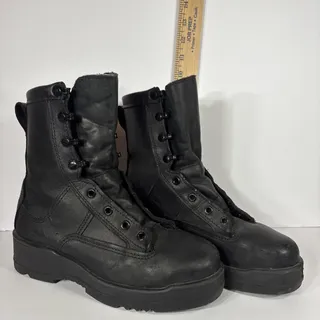 Photo of Vibram Gore-Tex Black Leather Thinsulate Work Boots Sz 4W