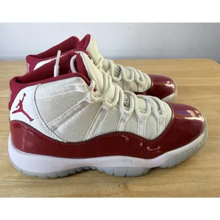 Photo of Jordan Men’s Air Jordan 11 Cherry Sneakers White/Red size 8