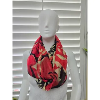 Photo of Flower Pattern Multicolor Y2K 90s Cottage Infinity Scarf OSFM