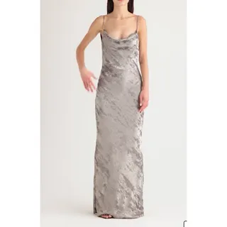 Photo of House of CB Gabrielle cowl neck satin dress