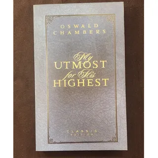 Photo of My Utmost for His Highest Classic Edition Oswald Chambers Paperback Devotional