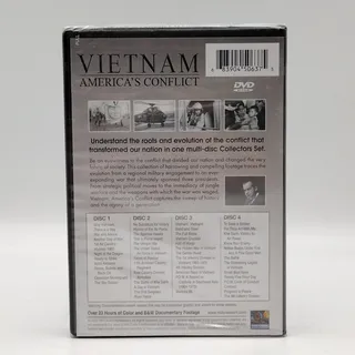 Photo of Vietnam Americas Conflict 4 Disc DVD Set Military History Documentaries New