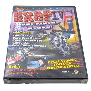 Photo of Road Rage IV Freedom Rides DVD 2006 Cycle Stunts Extreme Bikers New Sealed