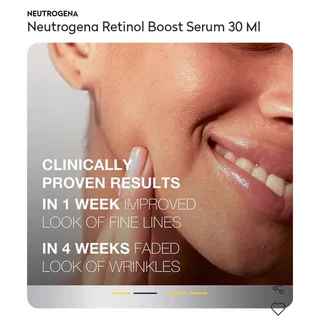 Photo of Neutrogena Retinol Boost Retinol Face Serum for Wrinkles, 30 ml