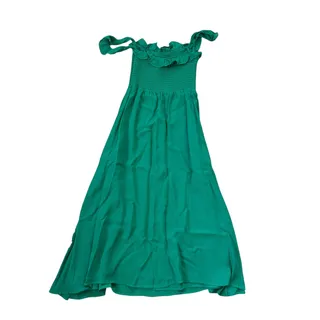 Photo of Reformation Siesta Smocked Midi Dress Serpentine Green