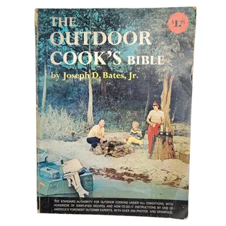 Photo of Outdoor Cook's Bible Cookbook Joseph Bates 1963 Vintage Paperback Book
