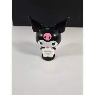 Photo of Sanrio Kuromi Figure Pen Holder Black Pink PVC Desk Organizer Kawaii 5.9"