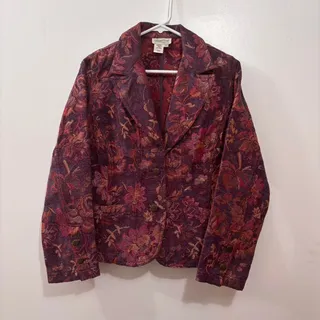Photo of Floral coldwater creek blazer jacket