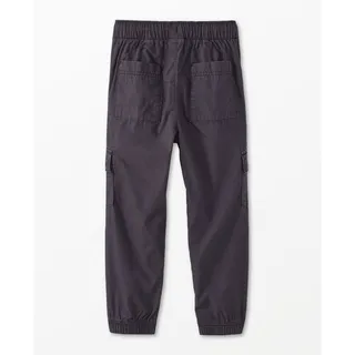 Photo of Hanna Andersson Poplin Cargo Cotton Joggers Soft Black | Boys 3T 90cm