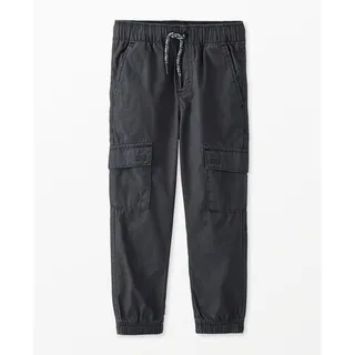 Photo of Hanna Andersson Poplin Cargo Cotton Joggers Soft Black | Boys 3T 90cm