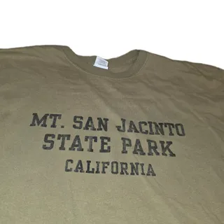 Photo of Mt. San Jacinto State Park California Tshirt Sz XL Brown