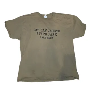 Photo of Mt. San Jacinto State Park California Tshirt Sz XL Brown