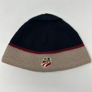 Photo of US Ski Team Olympics Beanie Winter Hat Toque Winter Games Skiing Skier Blue