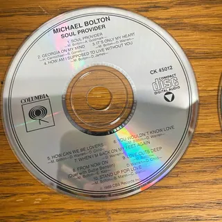 Photo of Soul Provider by Michael Bolton (CD, Jun-1989, Columbia (USA)) *no case*