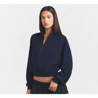 Photo of SKIMS | NWT Drapey French Terry Half Zip Pullover Navy XL