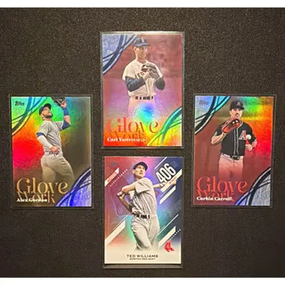 Photo of 2026 Topps Glove Work & 1941 MLB Leaders Insert 4-Card Lot GW/CN Ted