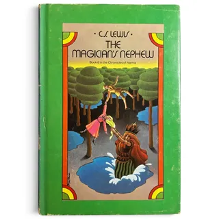 Photo of Vintage The Magician's Nephew C.S. Lewis Narnia Hardcover Book Club Edition BCE