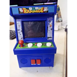 Photo of Rampage Retro Mini Arcade Machine Handheld Video Game Tested Working