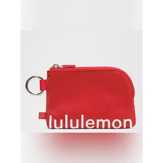 Photo of Lululemon Red Clippable Card Pouch NWT Rare