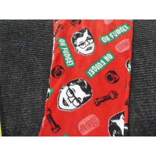 Photo of “Oh Fudge” Christmas Story Pajama Fleece Pants Sz L