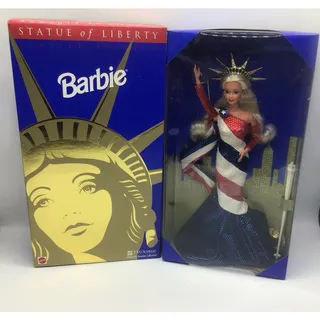 Photo of Vintage 1995 Statue of Liberty Barbie Doll NIB 14664 FAO Schwarz Limited Edition