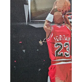 Photo of Michael Jordan Fan Art - G$G - "The Shot" over Ehlo - Limited /100