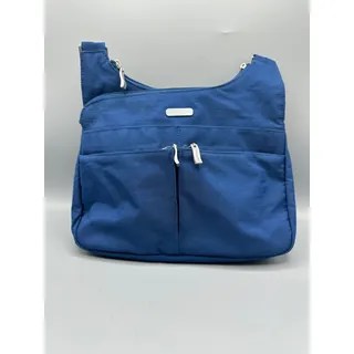 Photo of Baggallini Navy Blue Nylon Crossbody Bag Purse Removable Pouch 11x8.5 EUC