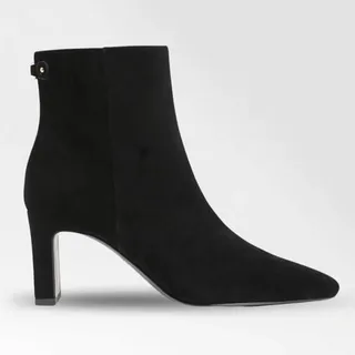 Photo of Sam Edelman Saige Ankle Bootie Black Suede 10 NWT Elevated Effortless Chic