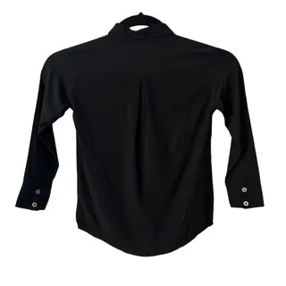 Photo of NWT Chaser Boys Long Sleeve Button Down Collar Pocket Dress Black Shirt-Size 6