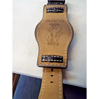 Photo of 2 Genuine INVICTA Leather Watch Bands - Black & Green